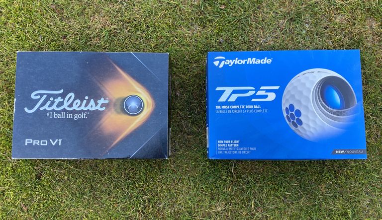 Titleist Pro V1 vs TaylorMade TP5 golf balls