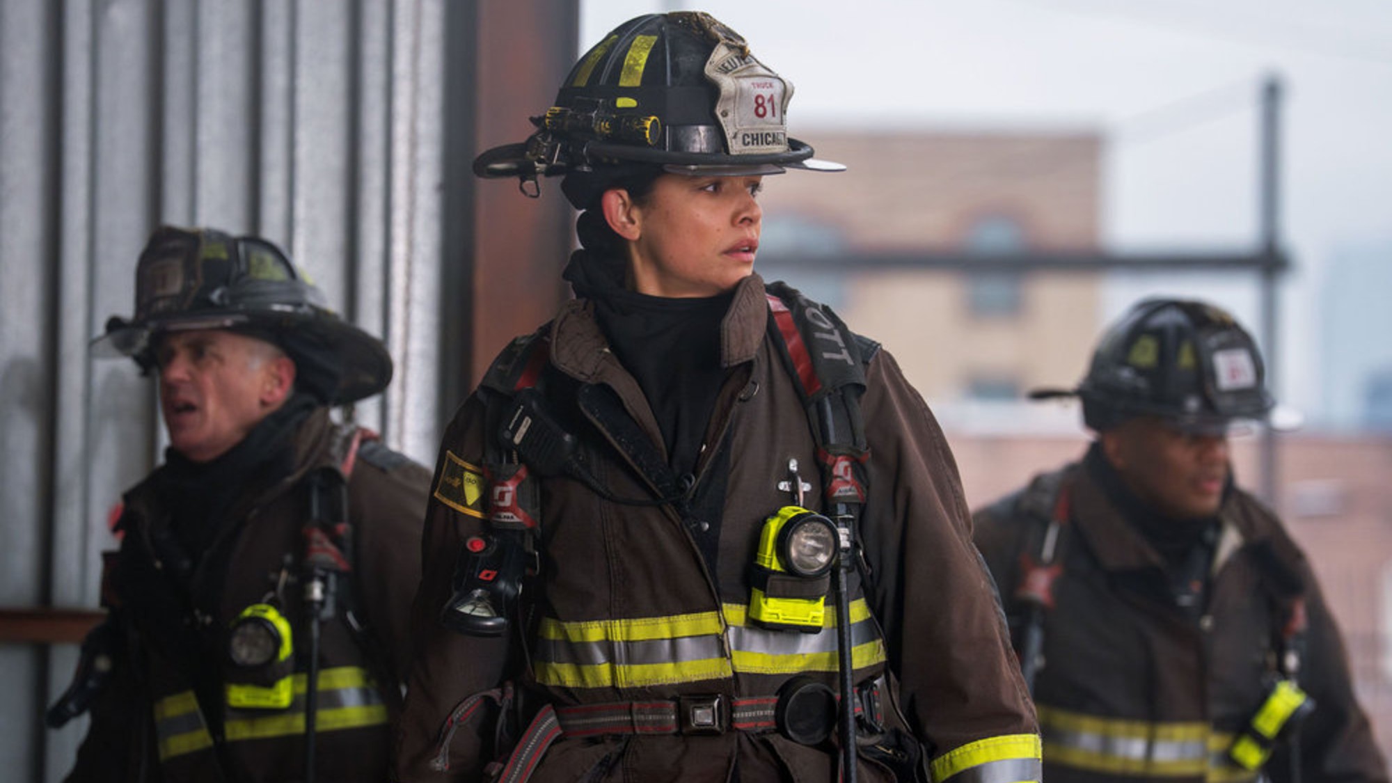 Miranda Rae Mayo as Stella Kidd on Chicago Fire.
