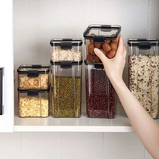 stackable containers for kitchen