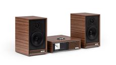 Ruark R610 music console and Sabre-R speakers in walnut