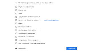 How to tidy up your inbox using Gmail filters