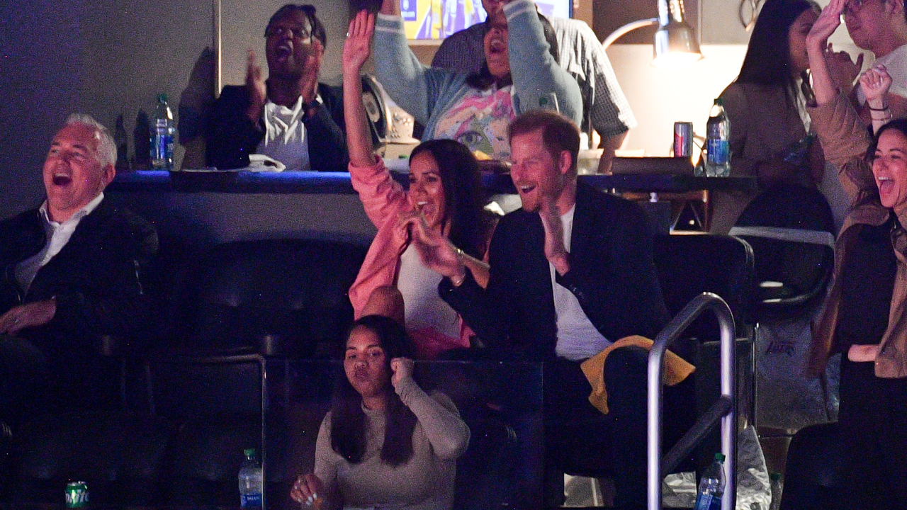 Prince Harry, Duke of Sussex and Meghan, Duchess of Sussex attend a basketball game between the Los Angeles Lakers and the Memphis Grizzlies at Crypto.com Arena on April 24, 2023 in Los Angeles, California