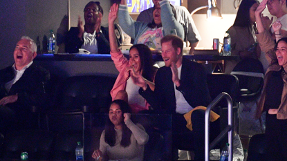 Prince Harry, Duke of Sussex and Meghan, Duchess of Sussex attend a basketball game between the Los Angeles Lakers and the Memphis Grizzlies at Crypto.com Arena on April 24, 2023 in Los Angeles, California