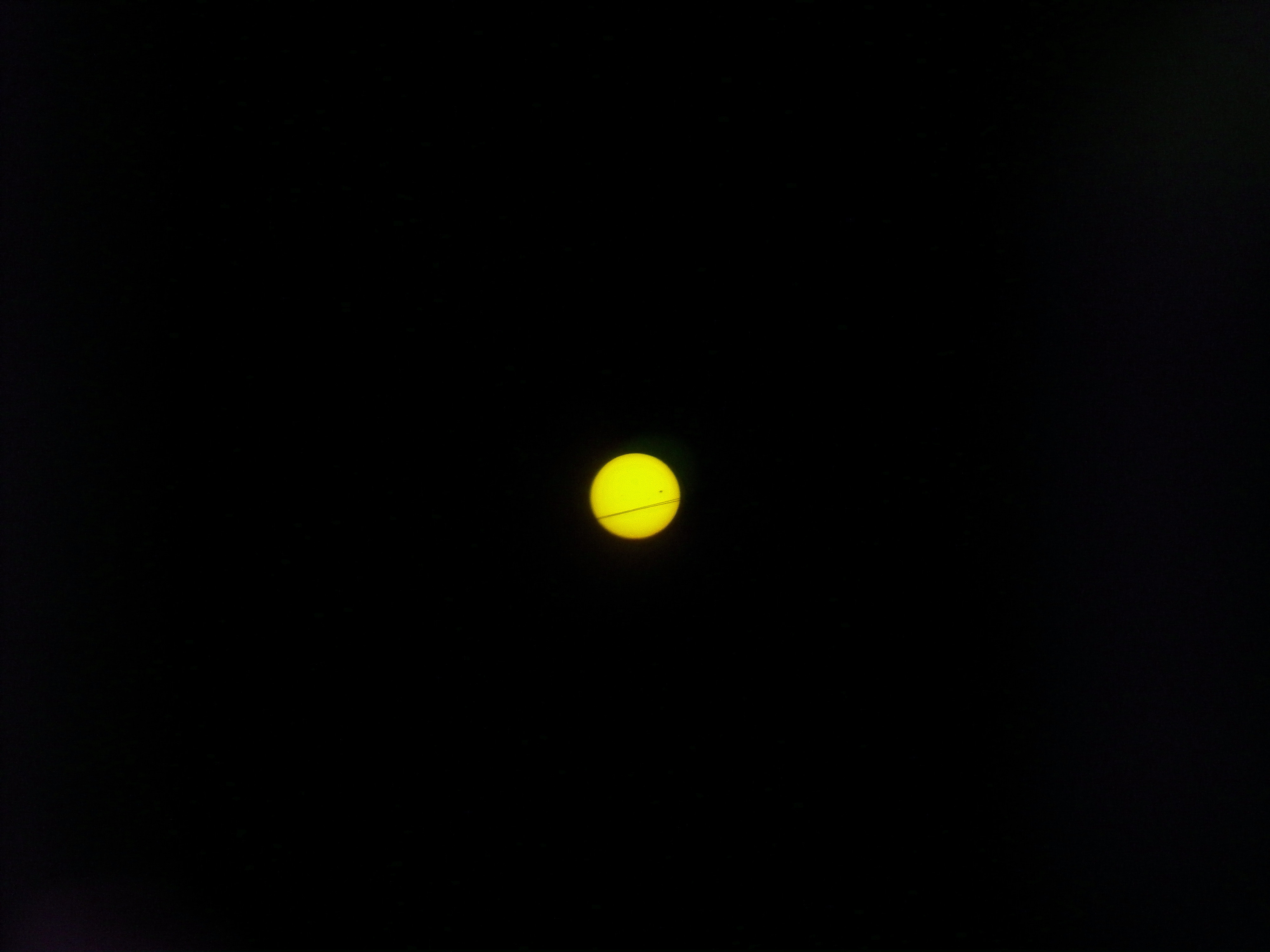 Venus Transit in Neon
