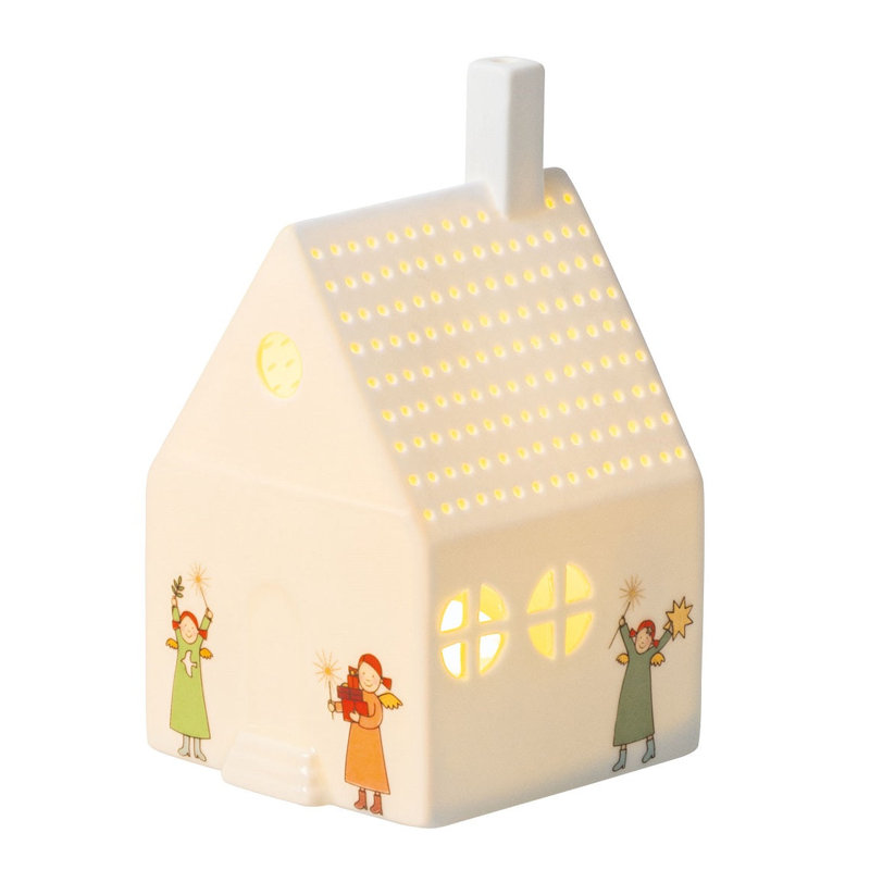 R&amp;auml;der Porcelain Village House - Heavenly Sisters With Led Light | Wayfair