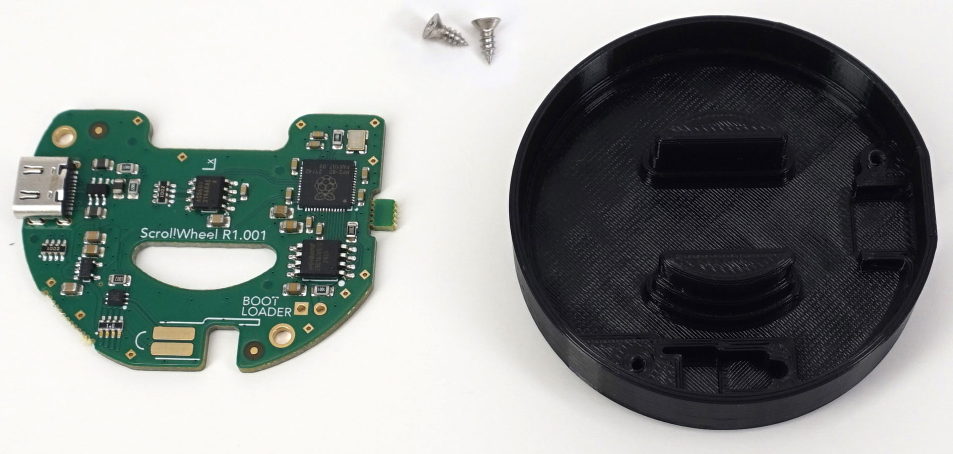 The Ploopy Knob is a 3D-printed, open-source rotary encoder.