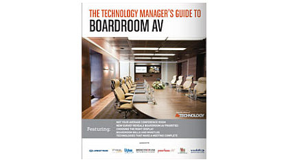 The Technology Manager&#039;s Guide to Boardroom AV