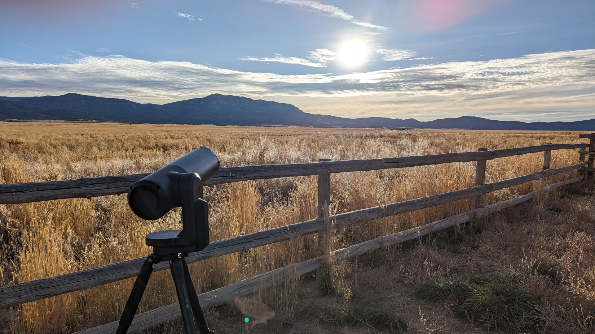 Fire in the sky: Chasing the annular solar eclipse 2023 on the Extraterrestrial Highway Space