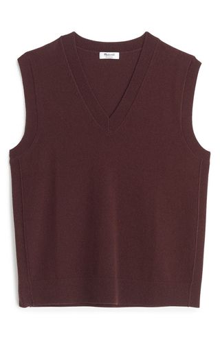 V-Neck Cashmere Sweater Vest