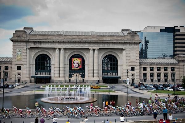 Riders had no time to take in the sights around Kansas City.