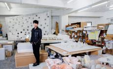 Junya Ishigami in his studio in Roppongi, Tokyo