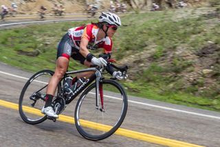 Evelyn Stevens (Specialized-Lululemon) dropping down to Idaho City