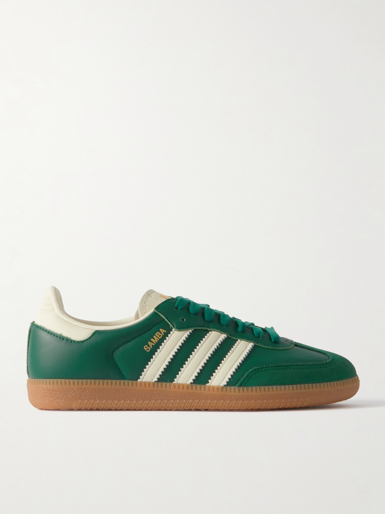Samba Og Suede-Trimmed Leather Sneakers