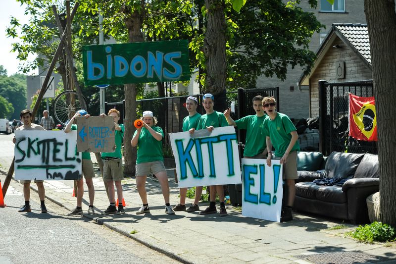 Kittel was a favourite with these fans