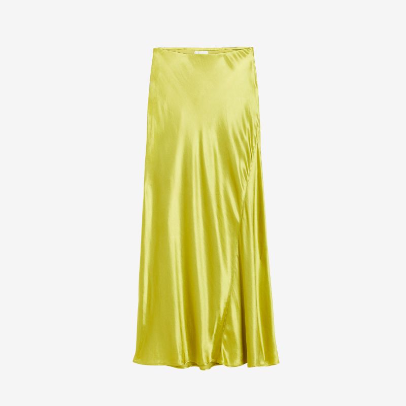 Image of satin skirt
