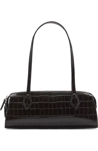 Faux Leather Bowling Bag