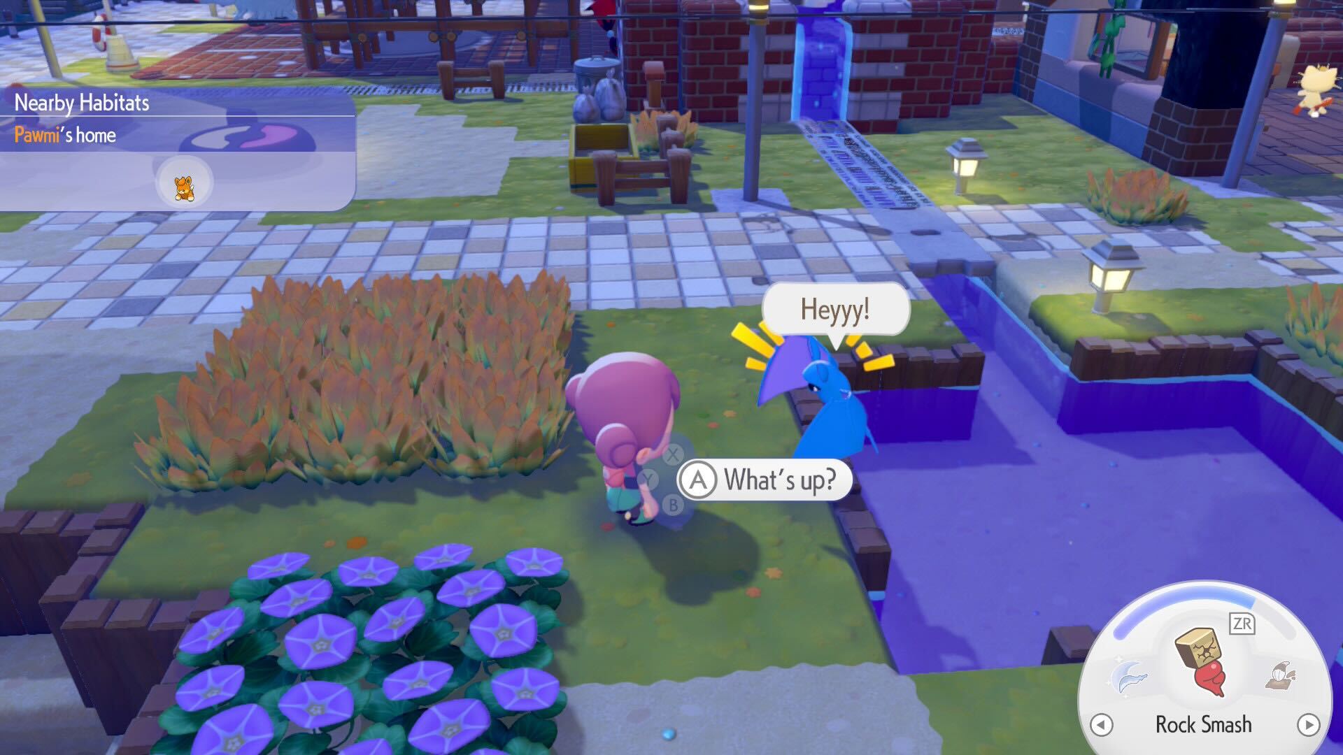 Speaking to Zubat in Pokemon Pokopia