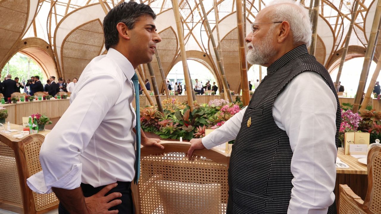 Rishi Sunak and Narendra Modi