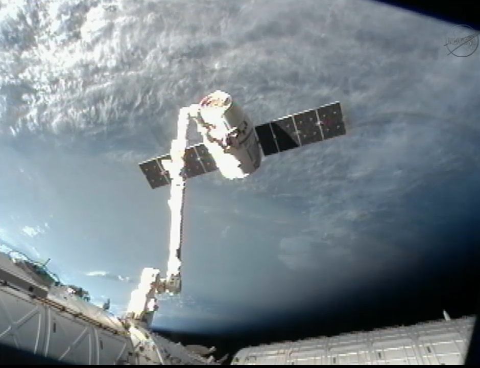 Spacex Dragon Capsule Undocking