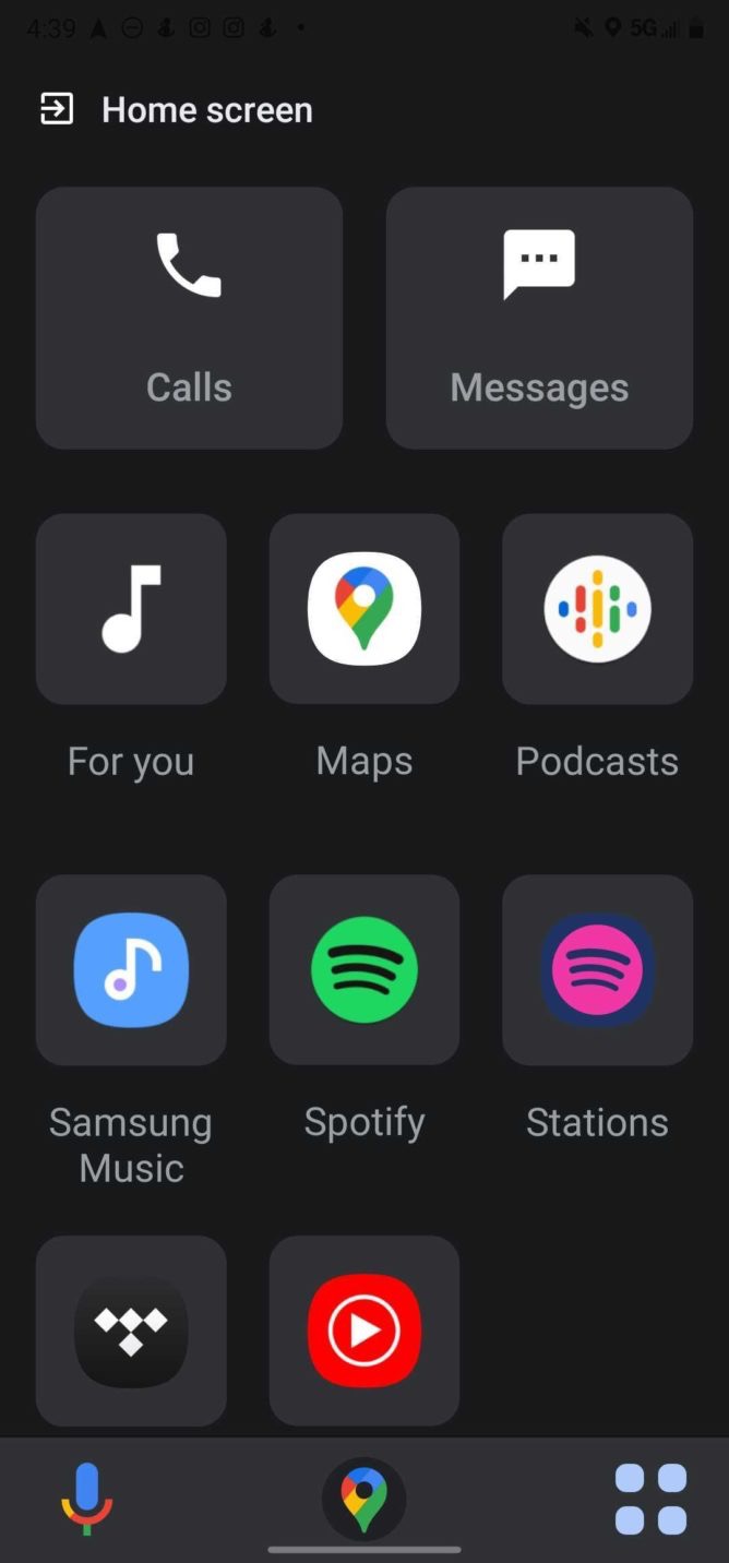 google assistant driving mode