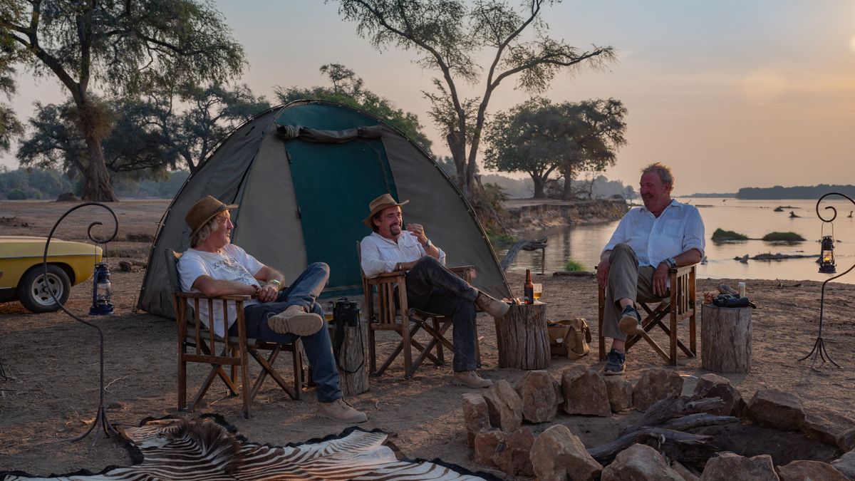 The crew of The Grand Tour: One For The Road.