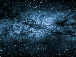 An abstract image of dark matter