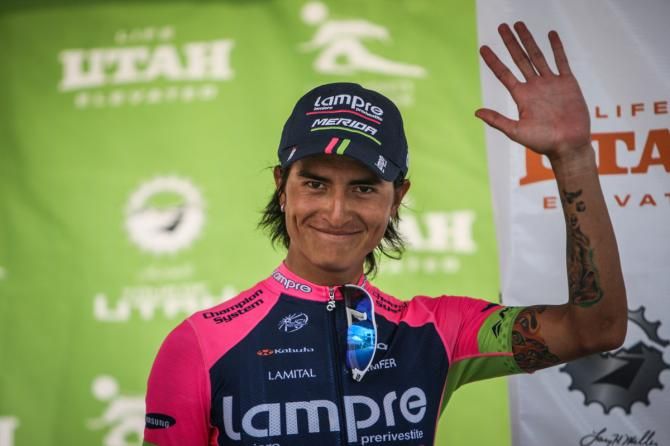 Winner Anacona (Lampre-Merida) happy after taking third overall