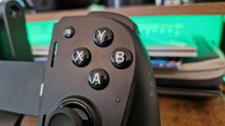 Razer Kishi Ultra review image showing its face buttons up close