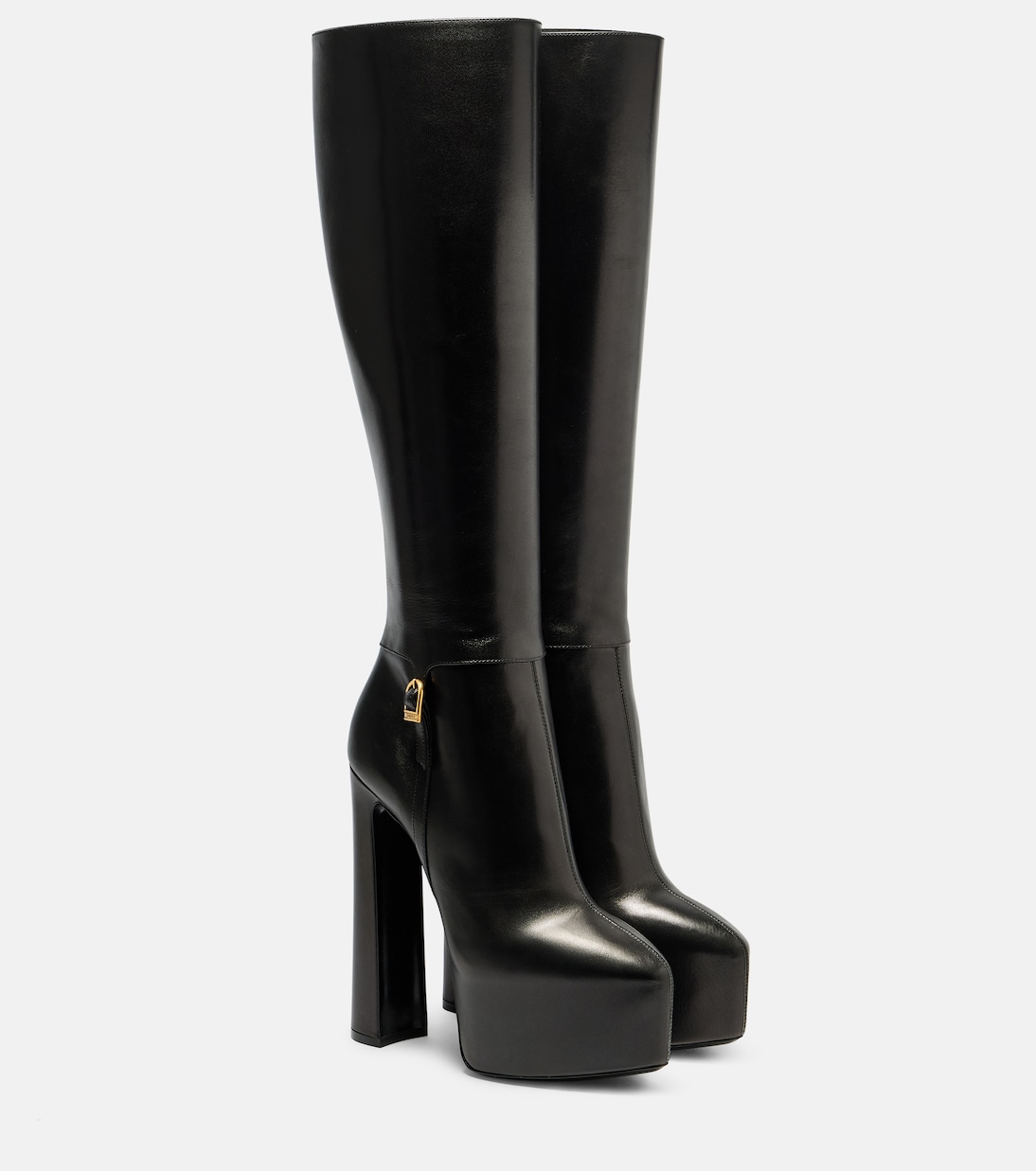 Nico Leather Platform Knee-High Boots