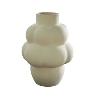 A designer ceramic vase