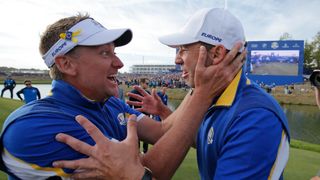 Ian Poulter and Sergio Garcia at the 2018 Ryder Cup