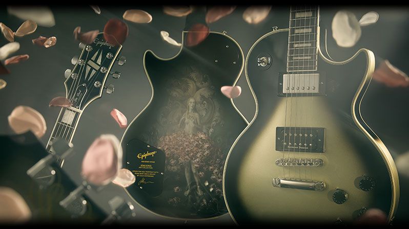 Epiphone and Adam Jones' Art Collection of signature Les Pauls is coming to  a close – feast your eyes on the 'Sensation' model