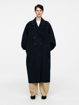 Oversized Wool-Blend Coat