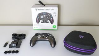 The Turtle Beach Stealth Ultra with all of its included accessories