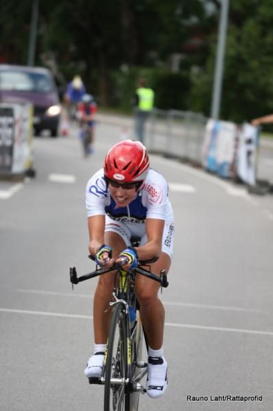 Grete Treier was easily the best of the elite women's field.