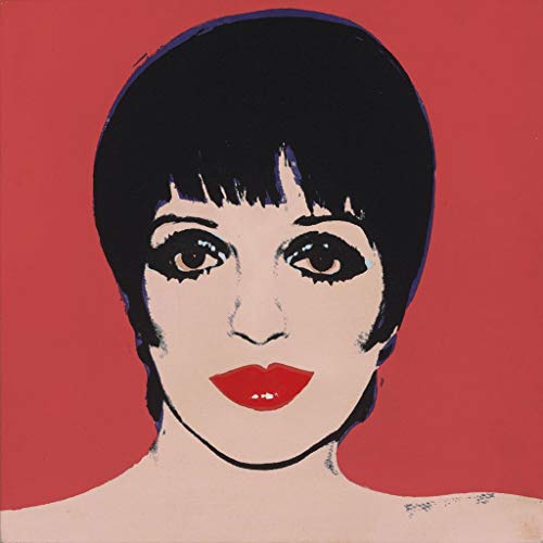 Poster Andy Warhol Portrait Liza Minnelli Pop Art 70's
