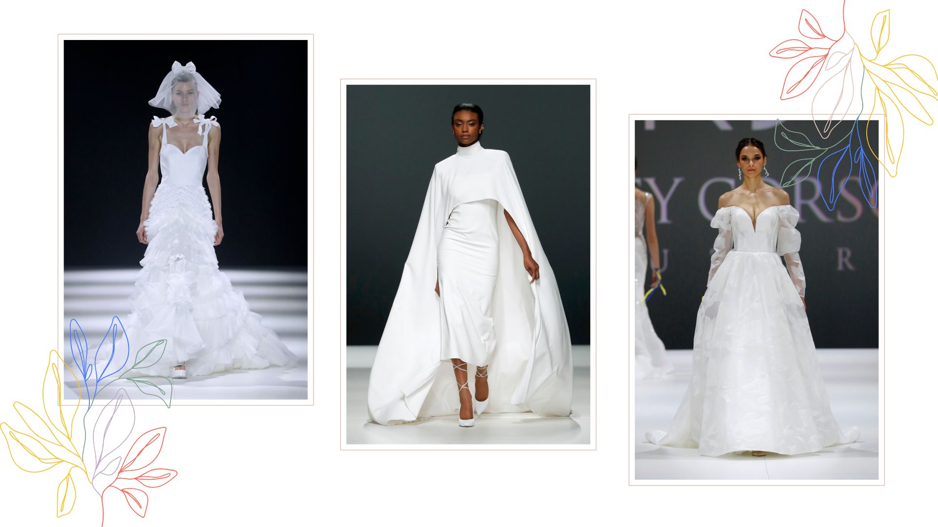 2023 Wedding Dress Trends: Feathers, Thigh-High Slits