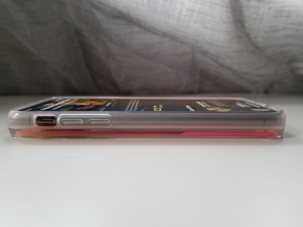 Casetify Pok&eacute;mon Neon Sand side with volume button