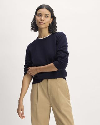 everlane, The Classic Crew in Cashmere