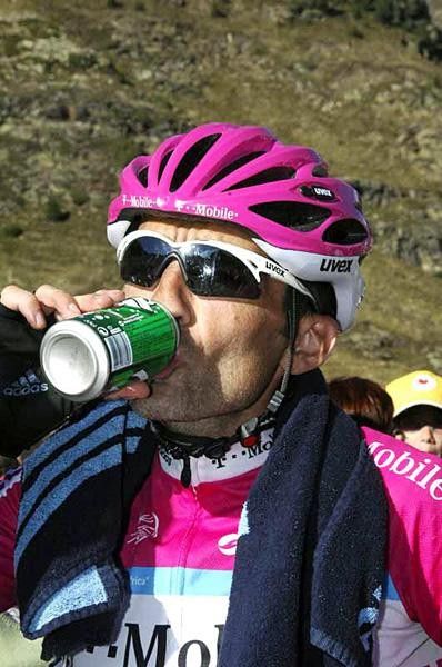 Giuseppe Guerini (T-Mobile) was in the escape for most of the day.