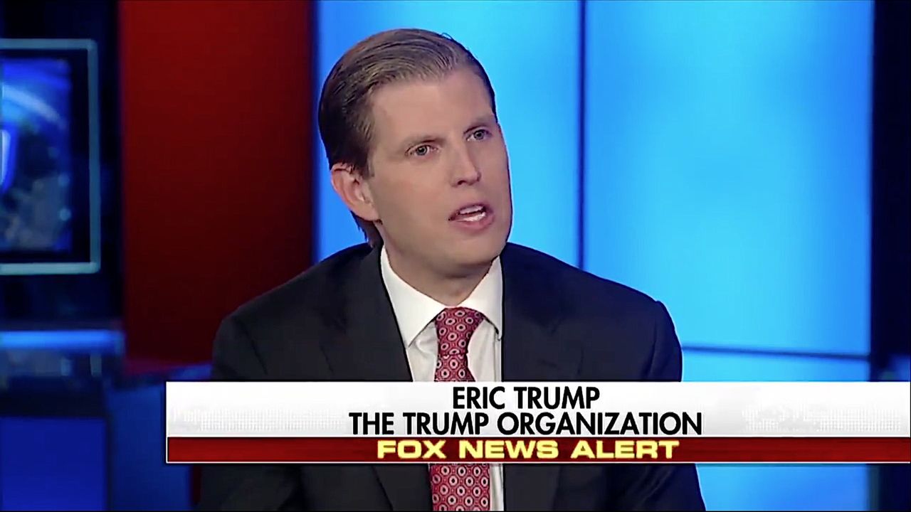 Eric Trump criticizes Democrats