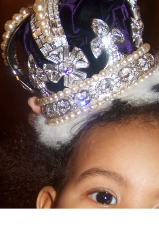 Blue Ivy Plays Queen For The Day