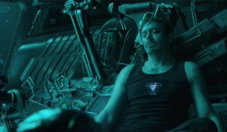 Iron Man in Avengers Endgame stranded in space