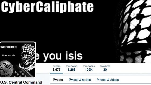 US Centcom&amp;#039;s social media hacked by Islamic State supporters