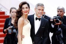 George and Amal Clooney photographed in 2016, five years before their arrival at the Canadel estate in Provence.