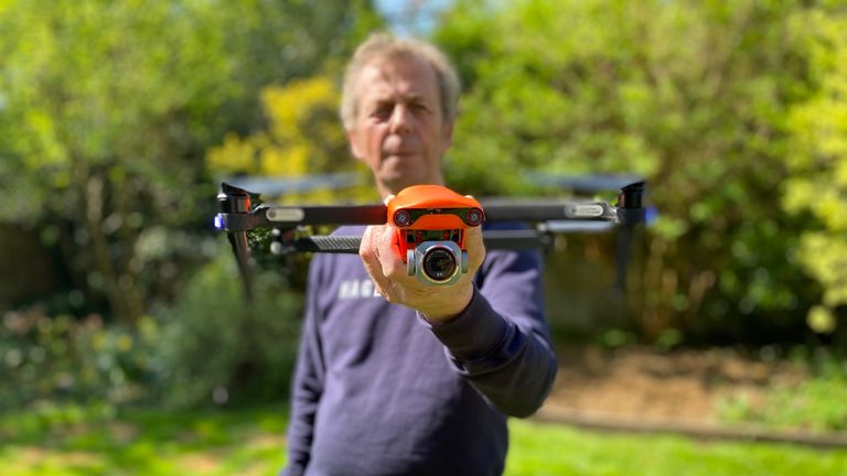 Best drone 2022: Autel Evo Lite+ being held in the hand