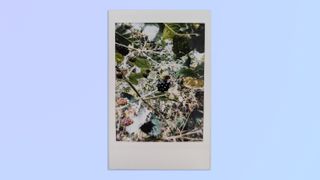 A compilation of photos taken with a matcha green Fujifilm Instax mini LiPlay 2-in-1 camera