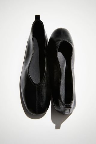 Leather Ballet Pumps