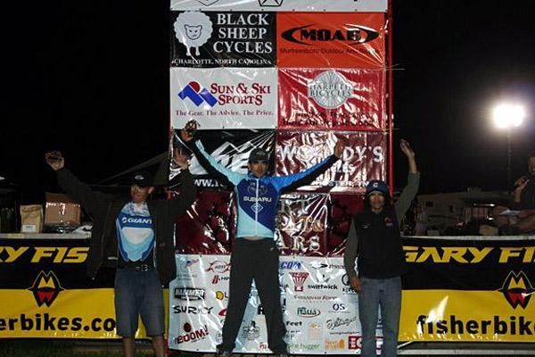 The podium: