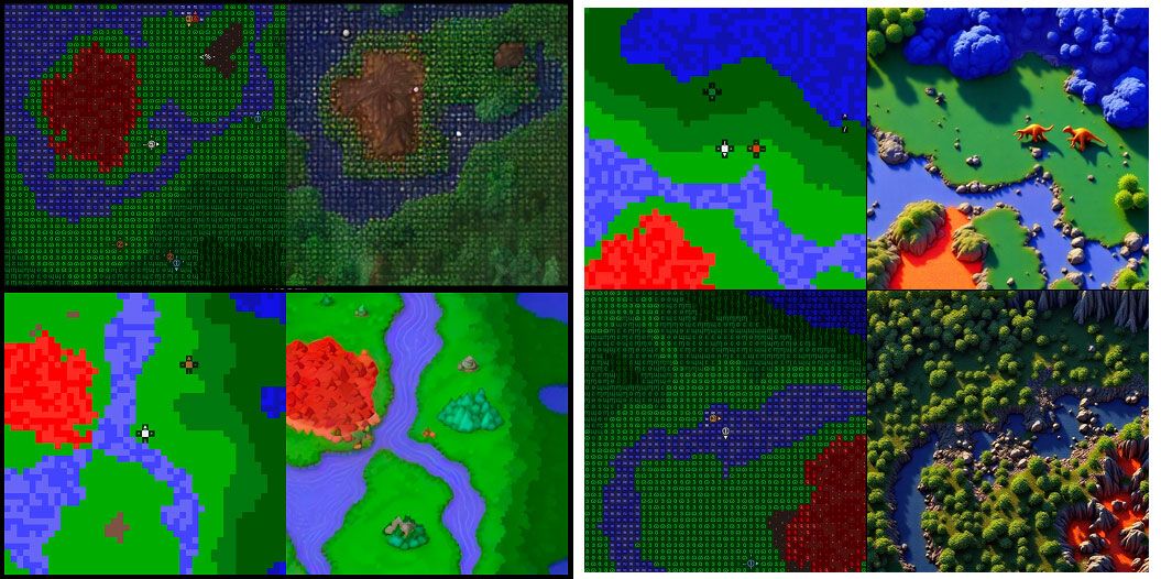 Thunder Lizard's ASCII graphics get the AI treatment